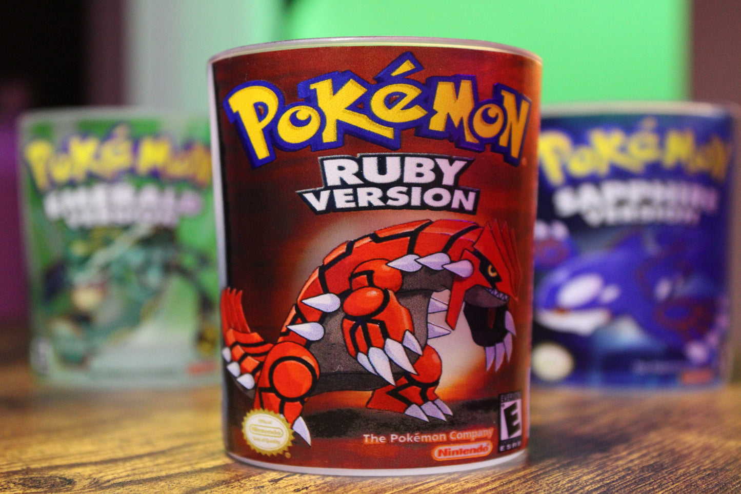 Pokemon Gen. 3 Frosted Whiskey Glass Set