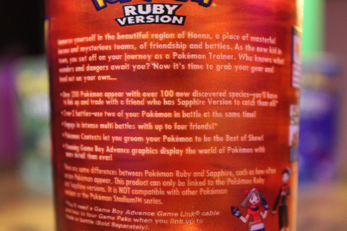 Pokemon Gen. 3 Frosted Whiskey Glass Set