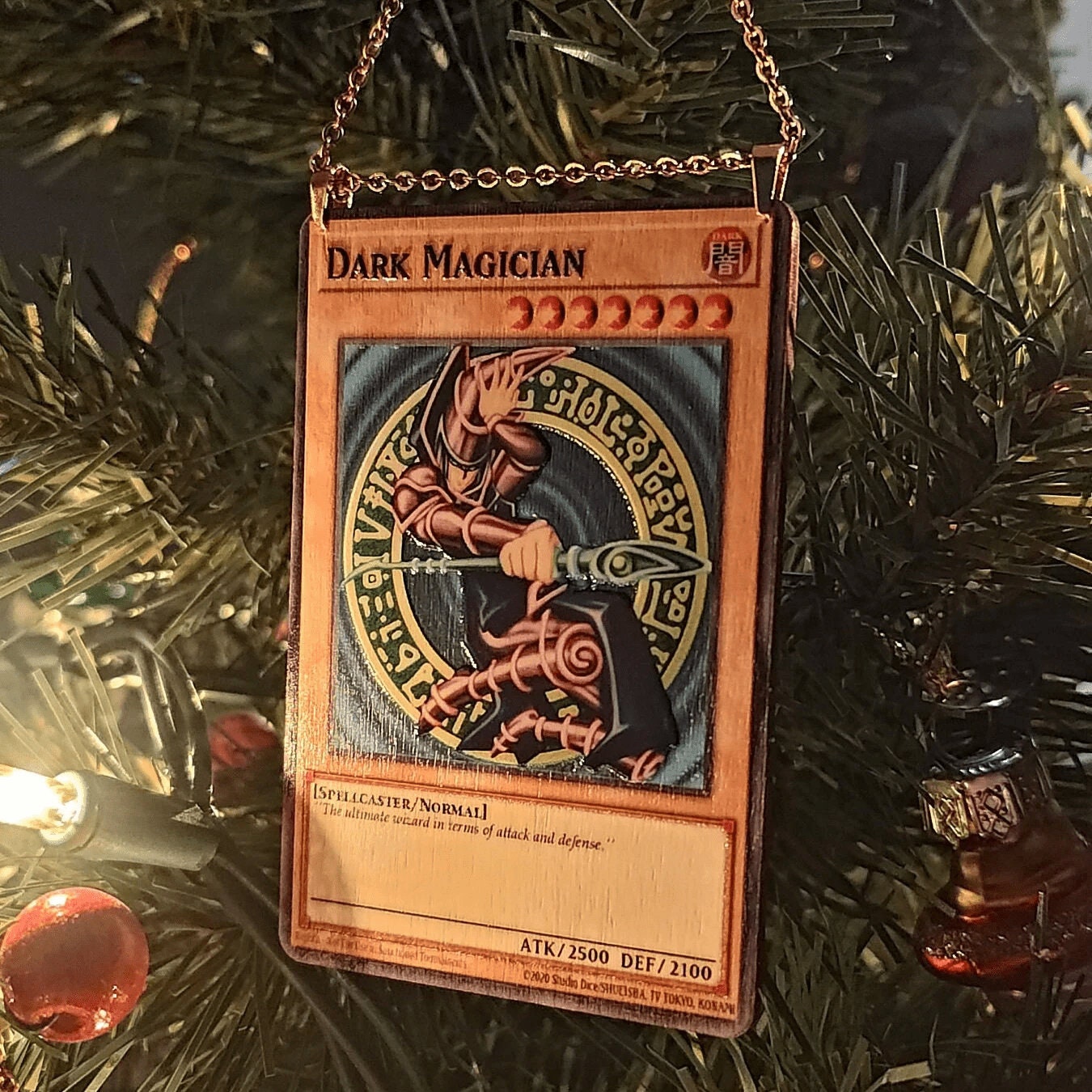 Pokemon / Yu-Gi-Oh! Trading Card Wooden Ornaments
