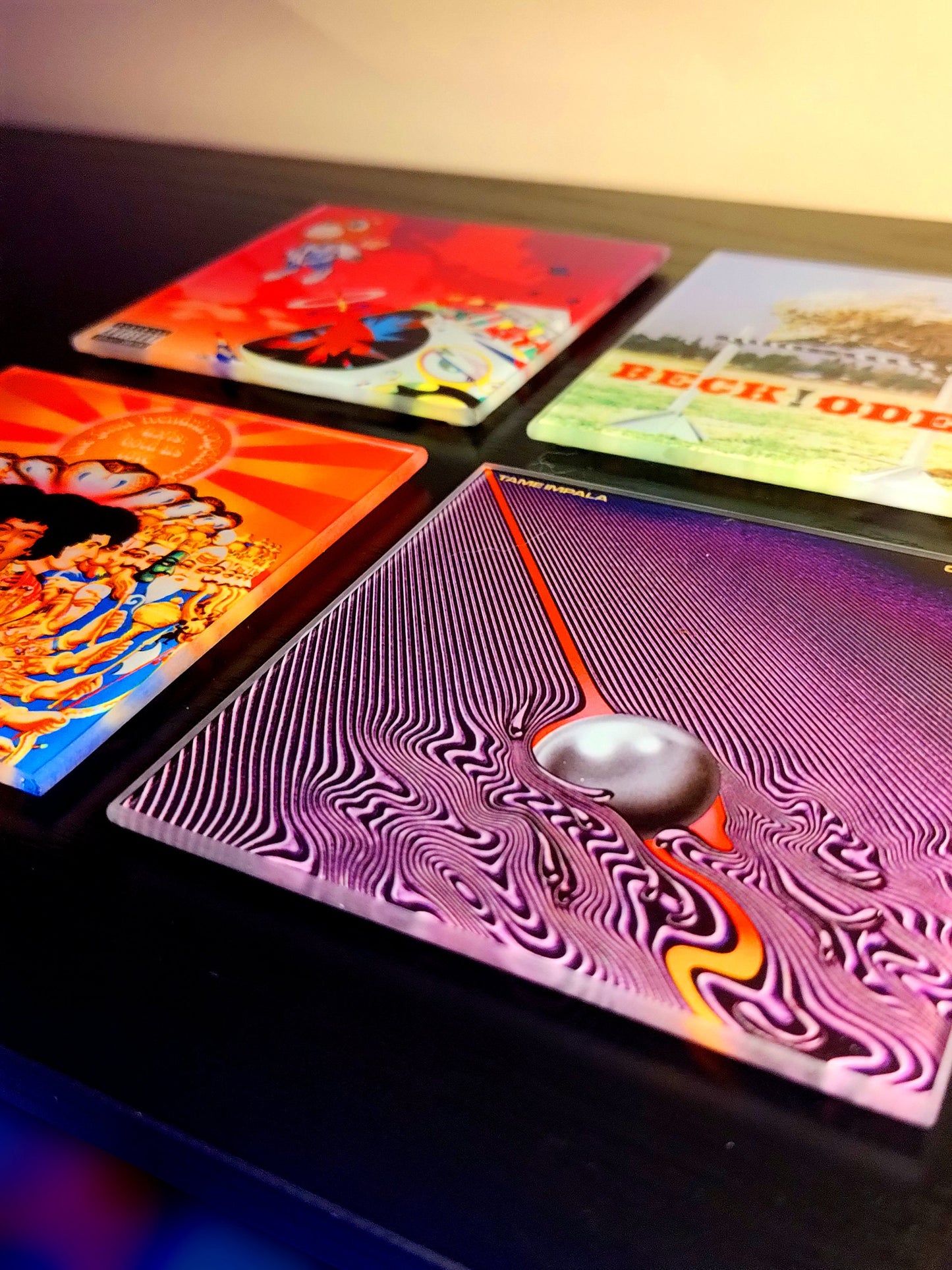 Album Art Glass Coasters - Music Enthusiast Glassware - CHOOSE ANY ARTIST!