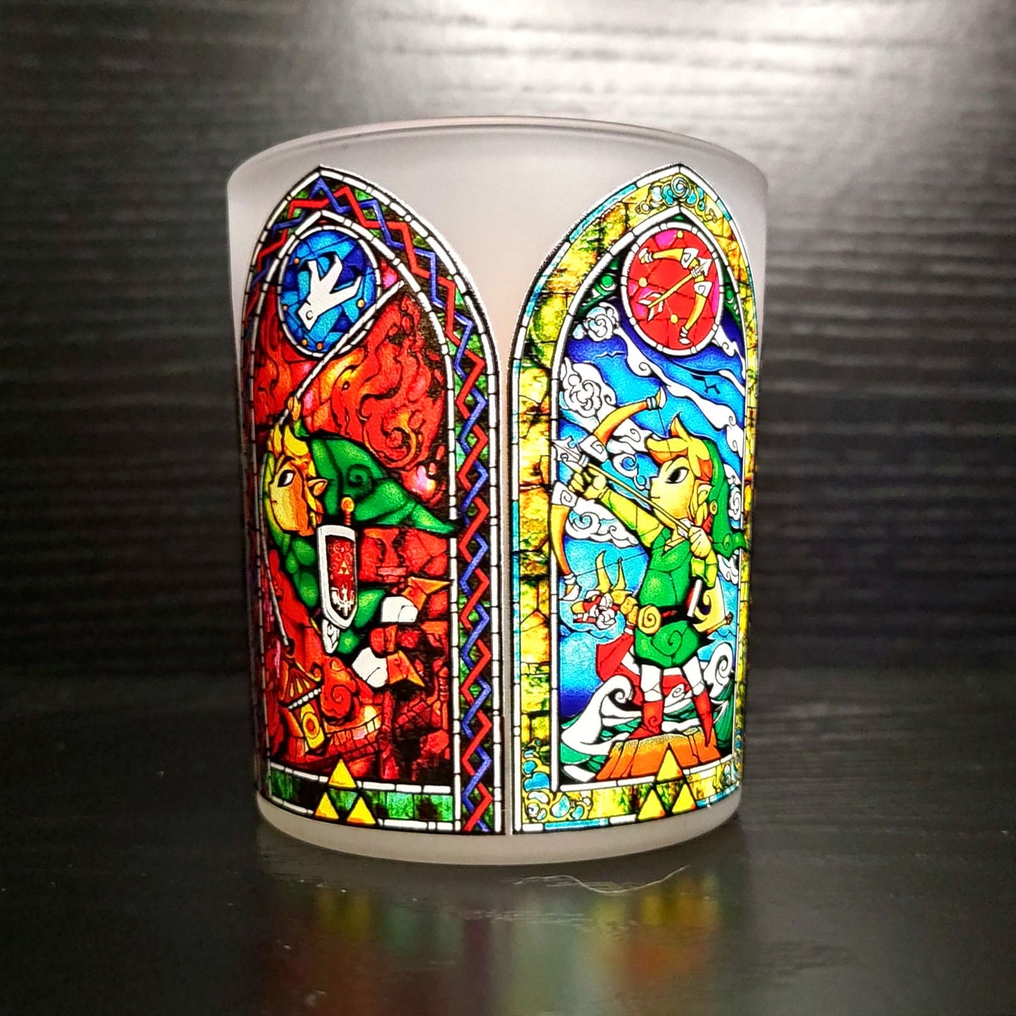 Zelda Wind Waker Textured Glass Whiskey Tumbler Set